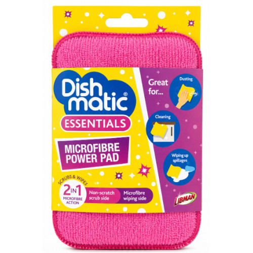 Салфетка-пад из микрофибры Dishmatic Power Pad, 1 шт